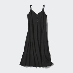 Elegant Black Spaghetti Strap Dress